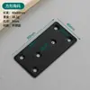 Soporte de Ángulo Triángulo Hierro Angular Ángulo Recto 90 Grados Sujetador de Acero Inoxidable Conector para Muebles Placa de Hierro Reforzadora