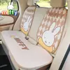 Apoio de cabeça e lombar para carro Miffy original, uma almofada de carro criativa e versátil adequada para todas as estações, uma fofa almofada de carro de desenho animado para proteção do pescoço