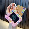 Chaveiro de prancheta de desenho graffiti, brinquedo fofo de prancheta de escrita para alívio do estresse, pingente de bolsa, chaveiro de carro, pequeno presente atacado