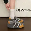 Zapatos Deportivos Casuales Versátiles Súper Calientes Nuevos Otoño 2026 para Estudiantes de Mujer Zapatos de Mujer con Aumento Oculto de Altura Zapatos de Entrenamiento Alemanes para Mujer