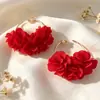Pinzas para Orejas Exageradas Estilo Hada Super Lujosas Sin Perforación para Mujer, Aros Frescos y Dulces, Elegantes y Suaves, Adecuados para Vacaciones y Uso Diario