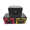 Caja Portátil con Ranura para Tarjetas, Patrón Hexagonal de Aleación de Aluminio, Caja de Exhibición y Almacenamiento para Tarjetas Calificadas Psa Bgs, Caja de Colección de Tarjetas Estrella