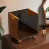Soporte para Brochas de Maquillaje de Escritorio Mesa de Tocador Caja de Almacenamiento para Labiales Sombras de Ojos Organizador de Lápices de Cejas Brochas en Polvo Estante de Almacenamiento