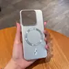 Adecuado para funda de teléfono Meizu 22, acabado metálico corrugado, adsorción magnética, nuevo modelo 21 Pro, cobertura total, botones metálicos, carcasa rígida simple