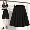 Falda Midi Estilo Traje, Nueva Primavera/Verano 26, Cintura Alta, Plisada, Corte Holgado, Adelgazante, Pantalón Falda Casual en Tallas Grandes