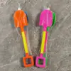 Pala de playa dos en uno juguete de playa para niños pala de red grande de dos puestos juego de 2 yuanes pala de plástico pala para arena