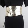 Sello de Cintura Suéter Exterior de Mujer Decoración Vestido Combinación Traje Falda Cintura Ceñida Todo Fósforo Negro Moldeador Corporal Cinturón Ancho Mujer