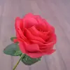 Flor Artificial de Alta Venta Tallo Único Decoración de Boda Planta para Paisajismo de Jardín Regalo de San Valentín Accesorio para Fotografía de Bodas Flor Rosa