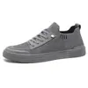 Zapatos de Hombre Estilo Nuevo Primavera y Verano Zapatos Casuales Transpirables Zapatos Deportivos para Exteriores de Malla Fina para Hombre Tenis sin Cordones para Hombre