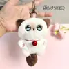 Muñecos para lanzar en bodas, llaveros de peluche, colgantes de muñecos para mochilas de mujer, pequeños regalos promocionales al por mayor