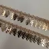 Folhas galvanizadas de celebridade destacam peça corrente de metal diy roupas sapatos bolsa cortina acessórios atacado