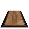 Tapete longo para quarto, tapete de cabeceira retrô de luxo leve, tapete de chão espesso para quarto, tapete de cabeceira novo estilo, lavável e não precisa lavar para em frente à cama