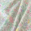 Tela de Algodón Floral Estilo Pastoral de 40 Hilos, Floral Suave Pintado a Mano Tela Floral de Algodón Puro Famosa en Internet con Combinación de Colores Elegante y Fresca