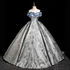 Vestido de Noche Rosa de un Hombro Estilo Europeo y Americano Transfronterizo Tk para Estudiantes, Vestido de Graduación de Secundaria, Vestido de Presentación para Anfitrionas, Vestido de Princesa