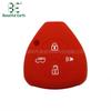 Funda de silicona para llave de control remoto de coche Toyota Corolla, cubierta protectora para carcasa de llave de coche Camry