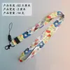 Cordón para Teléfono de Dibujos Animados Colgante Lindo Correa Plana Ancha Cadena Colgante Llavero Porta Insignia Correa para el Cuello Cordón DIY
