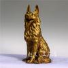 Enfeites de latão para cães, ornamentos de latão para cães do zodíaco, ornamentos de latão para casa de cães