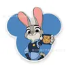 Novos Charms de Sapato de Acrílico de Desenho Animado Zootopia Acessórios para Sapato Clog Acrílico Homatalk
