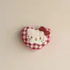 Dibujos Animados Gato KT Manzana Roja Accesorios Cuadros Corazón Accesorios Ropa Infantil Accesorios para el Cabello Adornos DIY Relleno de Algodón Hecho a Mano