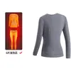 Traje inteligente de calefacción a temperatura constante para hombre y mujer, ropa interior térmica eléctrica, carga USB, a prueba de frío, térmico, con forro de terciopelo