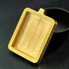 Concha Tangka, Caixa Redonda de Aço Titânio Branco-Amarelo, Caixa Gawu de Lado Único/Dupla Face, Caixa de Metal Estilo Tibetano, Caixa de Amuleto Buda do Zodíaco