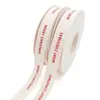 Cinta de Algodón Estampada de 15 mm Cinta Navideña Cinta de Algodón Puro Estilo Chanel Pequeño Accesorios para Embalaje de Ropa Caja de Regalo Lazo