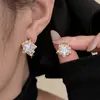 Brincos de coração rosa, estrela e pérola com laço, de personalidade doce e descolada, para mulheres, brincos e joias da moda de alta qualidade.