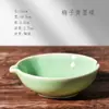 Prato de Tinta de Jingdezhen Cerâmica Multifuncional Suporte para Escova de Louça de Cerâmica Recipiente de Tinta Lavador de Pincéis Pedra de Tinta para Iniciantes Pintura Chinesa Caligrafia