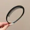 Diadema ondulada invisible sin costuras de corona alta para mujer, adecuada para uso diario, diadema que no aprieta, pinza para el pelo para lavarse la cara, accesorio para el pelo