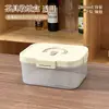 Caja de Almacenamiento para Juego de Té de Camping al Aire Libre Portátil Dos en Uno con Tapa Rejilla de Drenaje a Prueba de Polvo para Estante de Almacenamiento de Tetera de Kung Fu