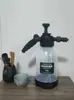 Rociador de Espuma de Alta Presión Mejorado 2L Neumático Transparente Manual Portátil para Lavado de Autos Parabrisas