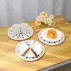 Posavasos de Hilo de Algodón Estampado Estilo Europeo Personalizado Aislante Térmico Posavasos Ins Alfombrilla de Mesa Restaurante Antideslizante Decoración Fresca Mantel Individual