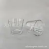 Mecanismo de Presión Redondo Transparente Vidrio Inclinado Portavelas Taza de Vela de Aromaterapia Tarro Cera Cera de Té Hogar Taza Ikea 9304 Taza