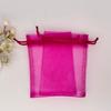 Saco de fio de fábrica atacado spot cor sólida saco de organza embalagem de presente cosmético joia saco de malha