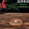 Soporte para Incienso con Diseño de Imitación de Jade Similar al Vidrio, Cenicero, Quemador de Incienso Vertical Estilo Zen, Quemador de Incienso Creativo de Sándalo, Soporte para Incienso Horizontal