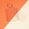 Llavero con Forma Personalizada, Carcasa Vacía Lista para Usar, Llavero Marco de Fotos para Lotes Pequeños, Colgante Pequeño, Acrílico Transparente, para Jóvenes