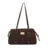Bolsa grande de color blocking transfronteiriça para mulheres, novo modelo 2026, bolsa de ombro versátil para o dia a dia, bolsa tote de mão de alta qualidade