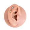Aço Inoxidável 316L 100% Aço Inoxidável Fundido Piercing de Lábio Olho de Cavalo Joia para Piercing 1.2 Rosca Interna 1.0 Piercing de Orelha Rosqueável