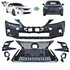 Adecuado para Lexus CT200 2011-2014, mejora a paracho delantero modelo 2017, parrilla delantera y juego completo de piezas de modificación