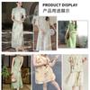 Tela ligera estampada de rayón para cheongsam chino, vestido Hanfu, tela de diseñador, tela estampada
