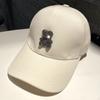 Estilo Nuevo de Verano Oso Strass Gorra de Béisbol Moda para Mujer Gorra Rígida con Visera Gorra Casual Protector Solar Sombrero para el Sol Sombrero de Sol