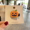 Accesorios para el Cabello de Niños Halloween Pasador al por Mayor Brillo Murciélago Lazo Calabaza Accesorios DIY Pasador Hecho a Mano Material
