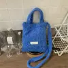 2025 Nuevo Bolso de Hombro de Felpa Suave y Ceroso Estilo Coreano Bolso de Axila Gran Capacidad Bolso Bandolera Estilo Occidental Bolso Tote para Viajes