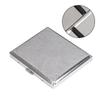 Cigarrera de Moda de Esquina con Flores Cigarrillo Grueso Paquete de 18 para Hombre Portátil Resistente a la Compresión Resistente a la Humedad Metal Estuche para Cigarrillos Regalo Soporte para Cigarrillos