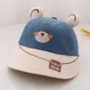 Gorro de Bebé Delgado Primavera y Otoño Dibujos Animados Ala Ancha Protector Solar Sombrero de Sol Transpirable Lindo Sombrero de Pescador Moderno para Niños y Niñas