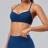 Sujetador de yoga Xiga estilo europeo y americano, ajuste ceñido sin espalda, sensación de segunda piel, para mujer, adecuado para correr, fitness y deportes, se puede usar como prenda exterior, 2013