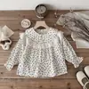 Conjunto de Ropa para Niñas 2026 Nuevo Estilo Lindo y Dulce para Bebés, Tendencia Primavera y Otoño, Estilo Casual Mori, Camisa de Muñeca y Conjunto de Pantalones Casuales