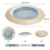 Série Mar Estelar Louça de Melamina Panela Quente Churrasco Restaurante Buffet Tigelas e Pratos Criativos de Imitação de Porcelana Prato para Molho Conjunto de Louças