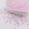 100 contas de cristal diamante 4mm topo direto da fábrica contas de diamante AAAA com duas pontas atacado cores