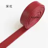 Borda em couro PU, acabamento de borda em couro para roupas, malas, cortinas, estofados, sofás, almofadas decorativas, acabamento de borda enrolada, tira de couro colorida dobrada